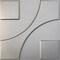 Ekena Millwork 19 5/8in. W x 19 5/8in. H Nestor EnduraWall Decorative 3D Wall Panel Covers 2.67 Sq. Ft. WP20X20NECST - alternate 1